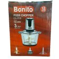 خردکن 3 لیتری تیغه طلایی بونیتو-Bonito 500